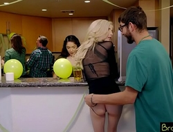 Lucky Brothers First Threeway Is With Slutty Step Sisters S4:E8