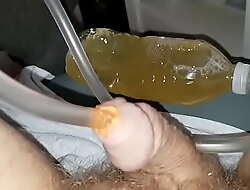 Orange Suds Hermetic Meerschaum Up Pisshole Inject Bottled Piss Squeeze Pedestal Bubbles